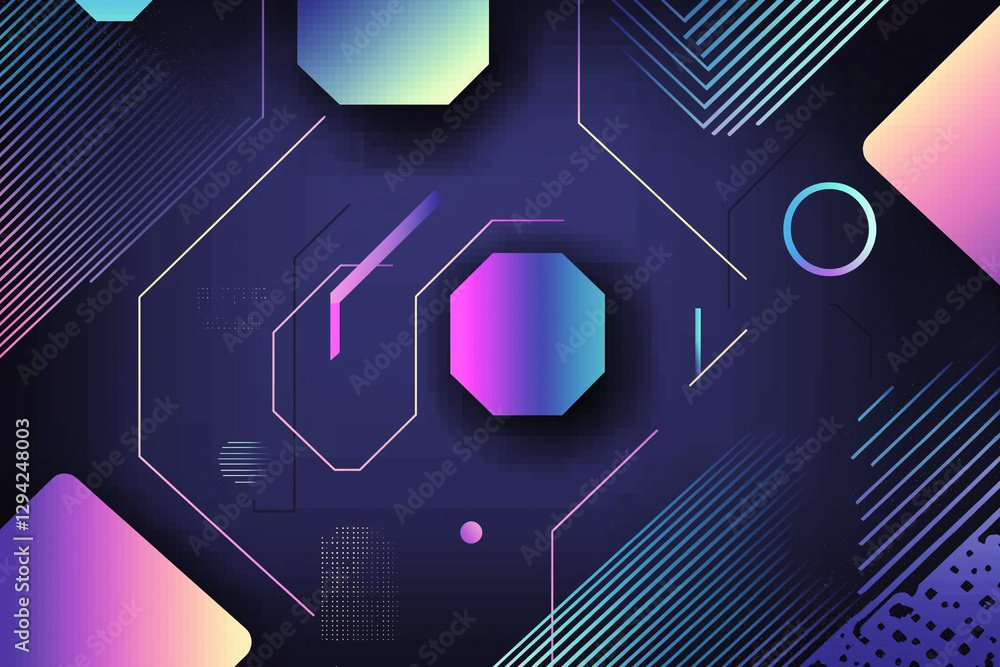 Abstract Geometric Gradient Background Design Abstract Geometric Gradient Background Design