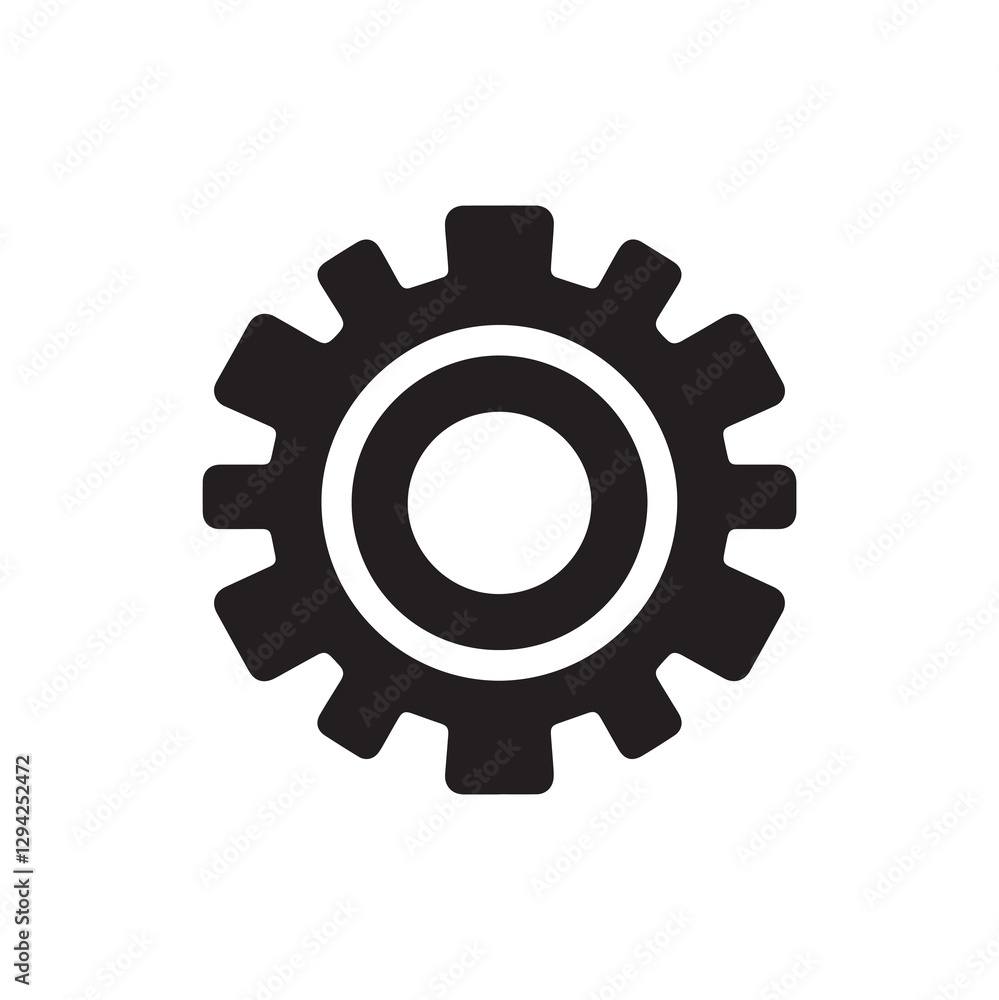 Setting vector silhouette & white background. Setting vector silhouette & white background.