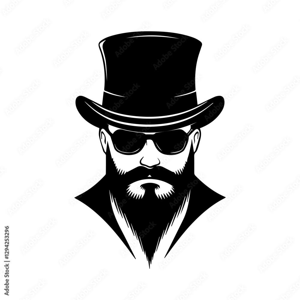 Black Hat Vector Logo - Sleek and Modern Design, Digital Vector Logo for Branding, Fashion, and Print Projects Black Hat Vector Logo - Sleek and Modern Design, Digital Vector Logo for Branding, Fashion, and Print Projects