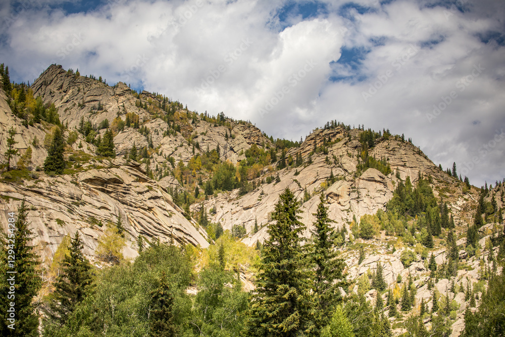 The scenery of Keketuohai in Altay, Xinjiang, China The scenery of Keketuohai in Altay, Xinjiang, China