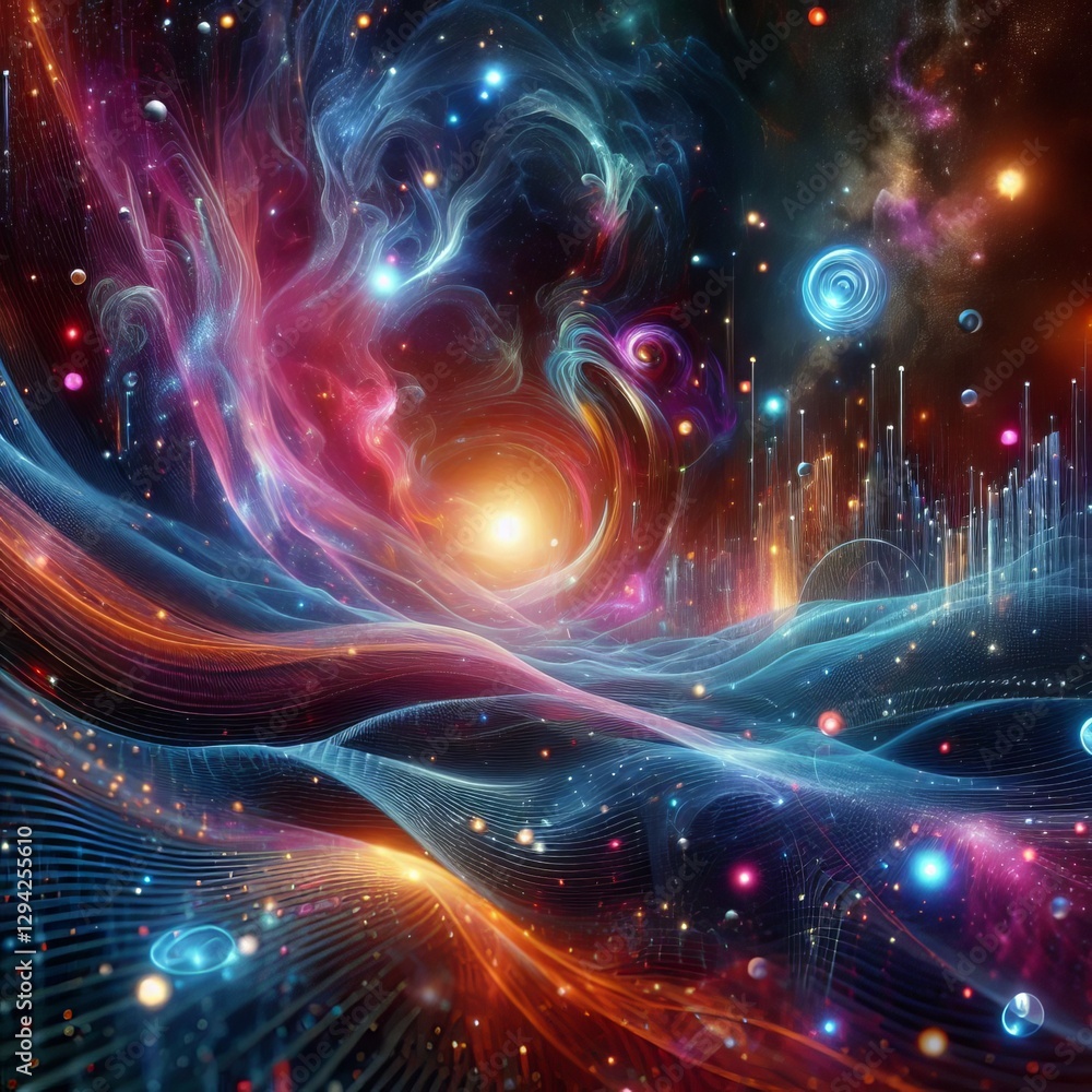 Obraz premium Quantum Frontier