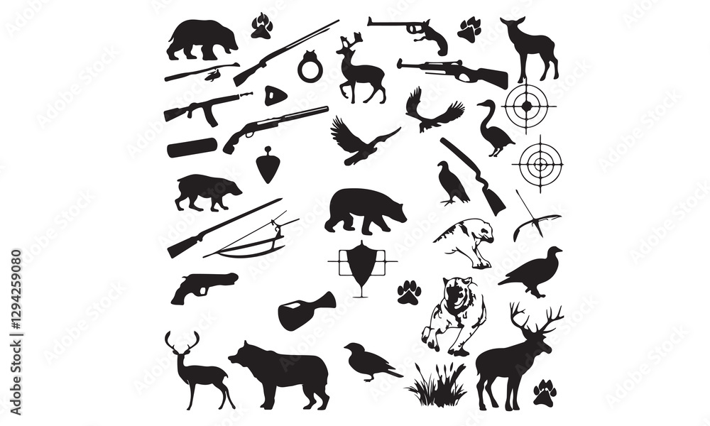 Obraz premium hunting design element