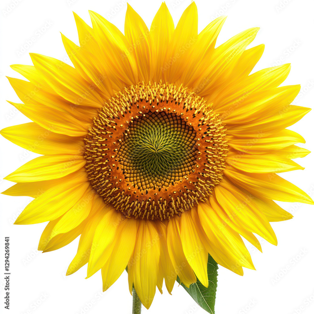 sunflower isolated on white sunflower isolated on white