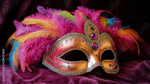 The sound of a distant violin serenades lovers strolling beneath archways, lost in the magic of the carnival