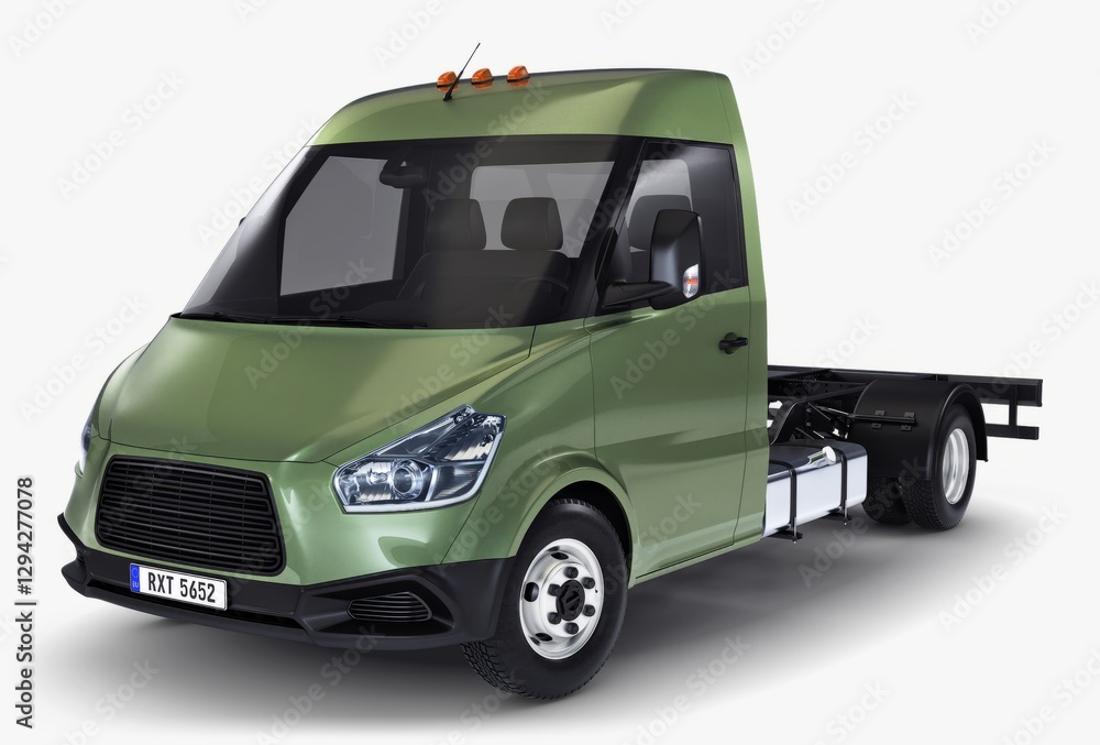 Illustration 3D Generic Truck Chassis Frame with Futuristic Design for Commercial Transport Illustration 3D Generic Truck Chassis Frame with Futuristic Design for Commercial Transport