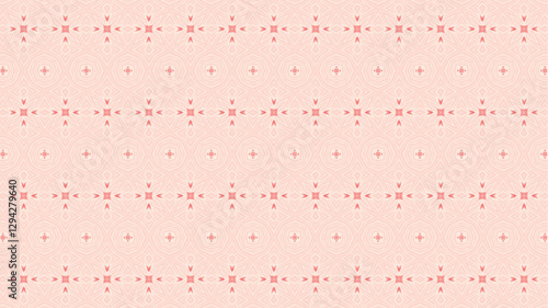 Seamless textile geometric pattern, simple vector.