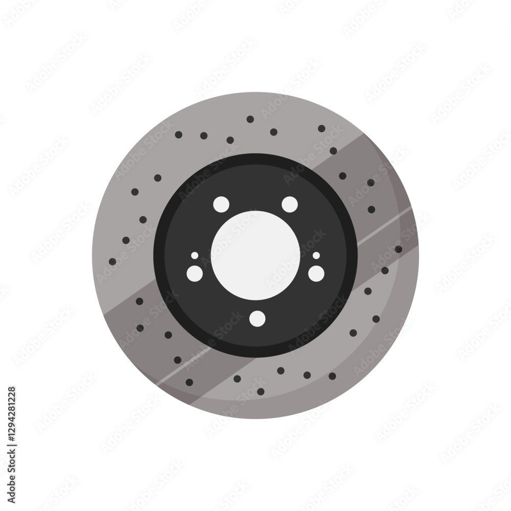 Black Center Brake Rotor Black Center Brake Rotor