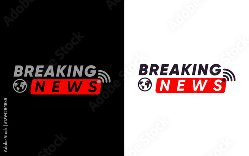 NEWS LOGO **Breaking news, news logo, media, journalism, broadcast, live news, headline, press, television, announcement, urgent, communication, modern, digital, vector, design, branding, emblem.**
