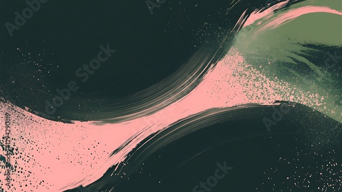 Abstract art with color strokes and texture. Possible use Background image photo