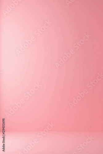 Fototapeta Naklejka Na Ścianę i Meble -  A Soft Pink Studio Background Ideal for Product Photography and Graphic Design Projects