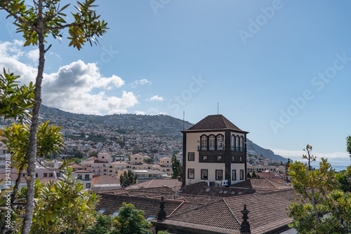 Wallpaper Mural The capital city of Funchal on the island of Madeira.  Torontodigital.ca