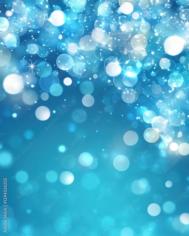 Ethereal blue bokeh background with shimmering light and sparkling effect creating a magical atmosphere and dreamy mood Ethereal blue bokeh background with shimmering light and sparkling effect creating a magical atmosphere and dreamy mood