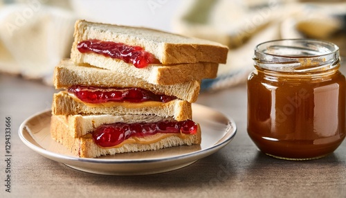 peanut butter and jelly jam sandwich pbj peanut butter and jelly sandwich photo