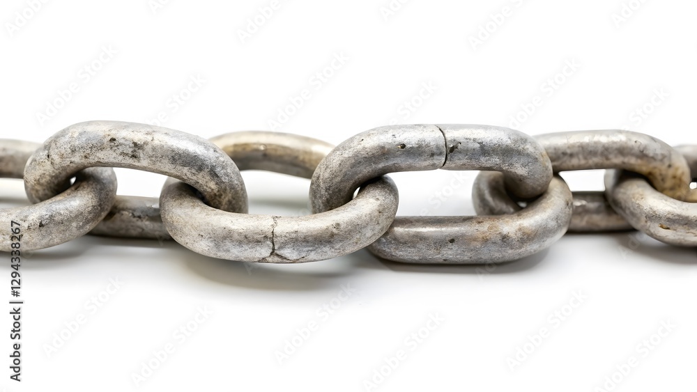 Fototapeta premium Close-up of Metal Chain Links