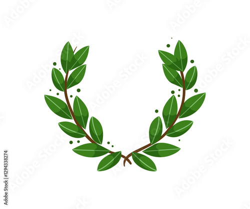 Green Leaf Wreath