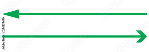 vector icon of a thin long arrow. Black arrows vector illustration. Icons isolated. black long arrow.