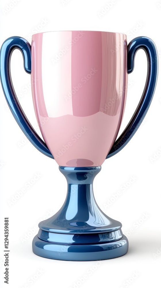 Charming pink trophy symbolizing achievement and success in fun competitions, celebrations, and unique events for everyone Charming pink trophy symbolizing achievement and success in fun competitions, celebrations, and unique events for everyone