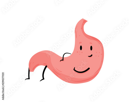 Relaxed Stomach Character
