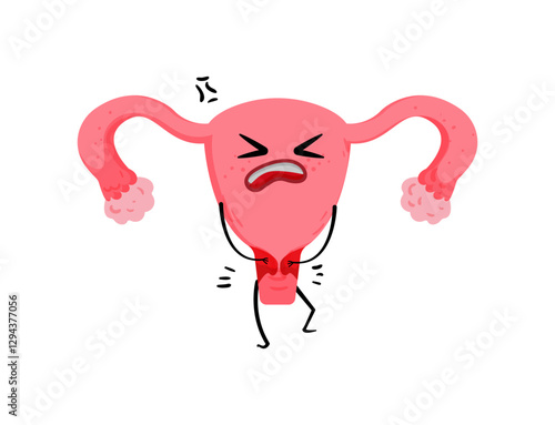 Upset Uterus Character