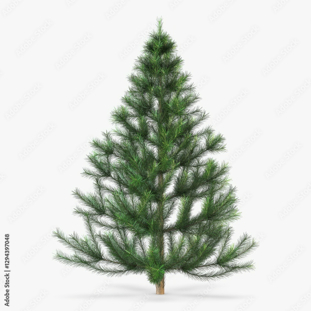 Fototapeta premium Illustration 3D Render Conifer Tree 150cm Xmas Decor