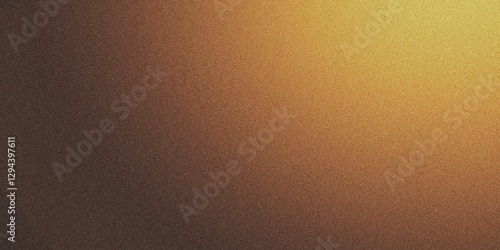 Golden Abstract Grainy Gradient Noise Texture Background with Soft Blurred Effect for Luxurious and Modern Digital Design