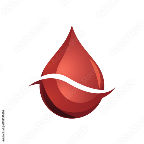 Blood and oil drop icon set red and black color. Blood drop sign symbol. Donor concept. Flat design. Medical symbol. Blood drop logo icon set. Vector icon.