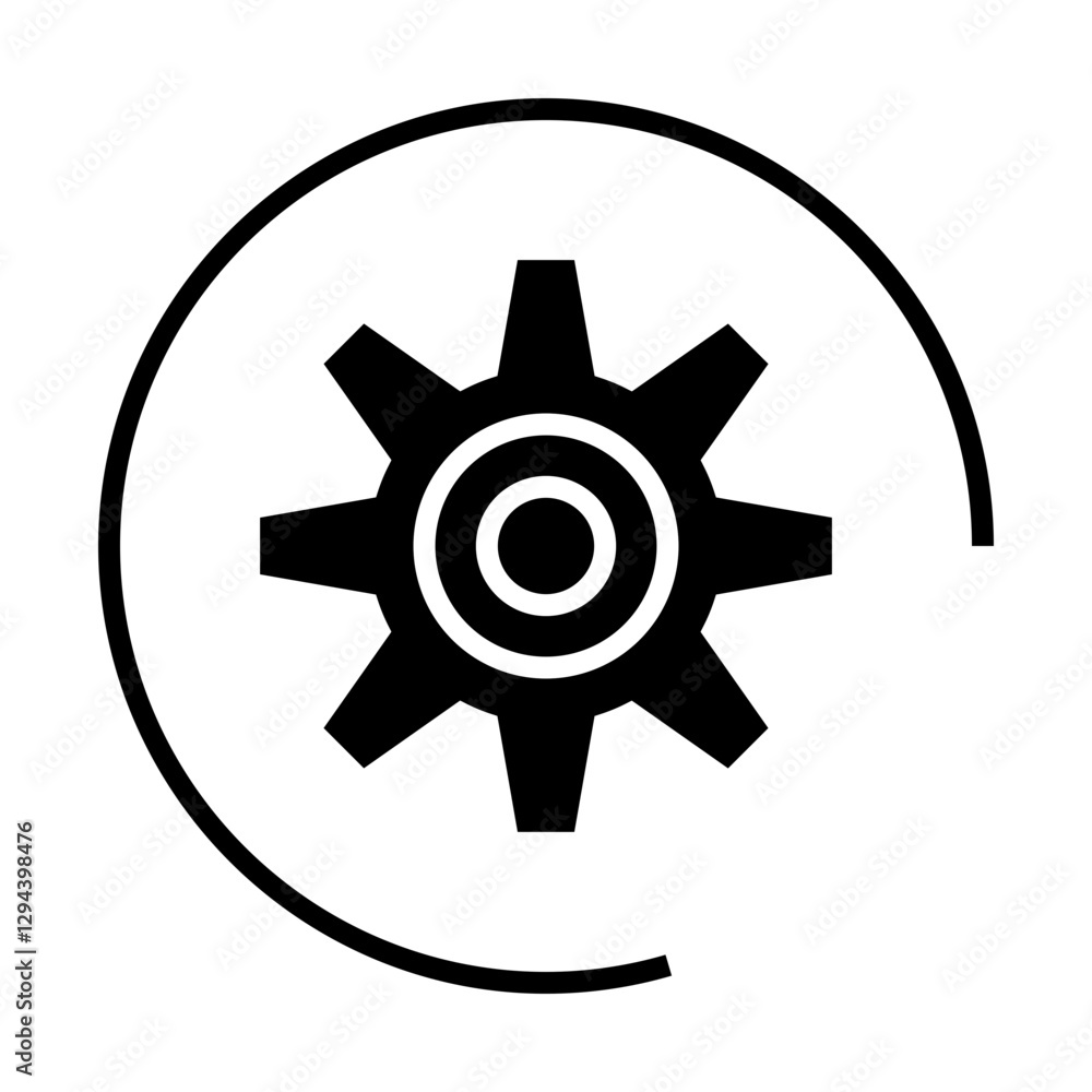 Obraz premium Art Installation icon design