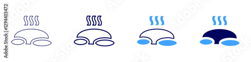 Therapy intervention icon in 4 different styles. Thin Line, Line, Bold Line, Duotone. Duotone style. Editable stroke