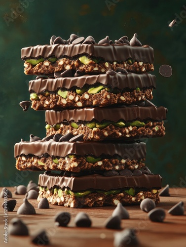 Pistachio and Chocolate Snack