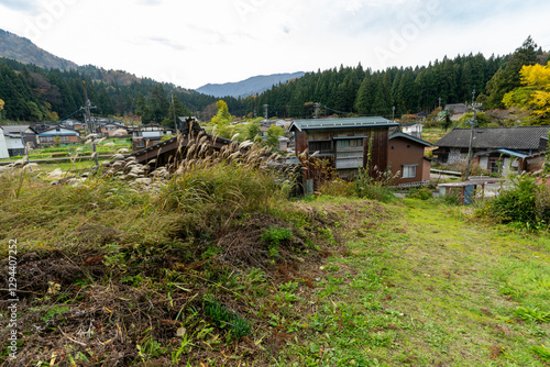 Historic old road “Salt Road” which is also a long distance hiking course and its surroundings photo