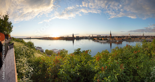 Stockholm in Juni, Stadtansicht