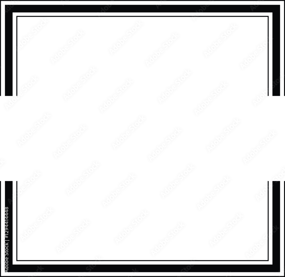 Frame silhouette vector style with white background Frame silhouette vector style with white background