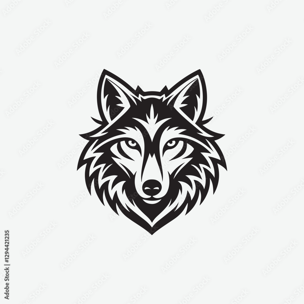 Download a high-quality wolf face vector silhouette with clean, sharp lines in black and white. Perfect for logos, tattoos, decals, and digital designs. Download a high-quality wolf face vector silhouette with clean, sharp lines in black and white. Perfect for logos, tattoos, decals, and digital designs.