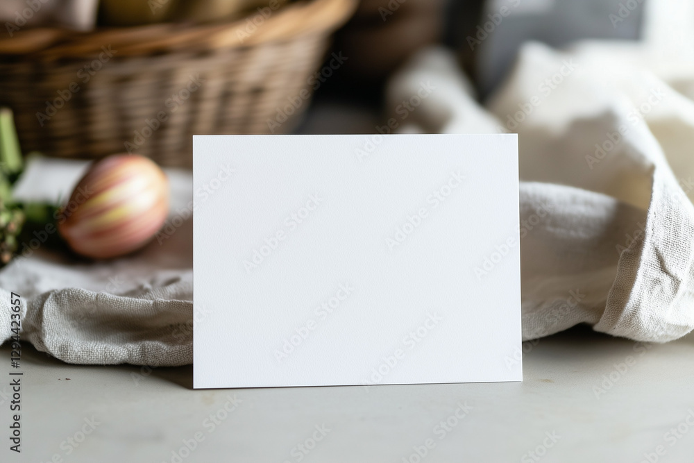 Minimalist Recipe Card Template | Printable & Editable Design