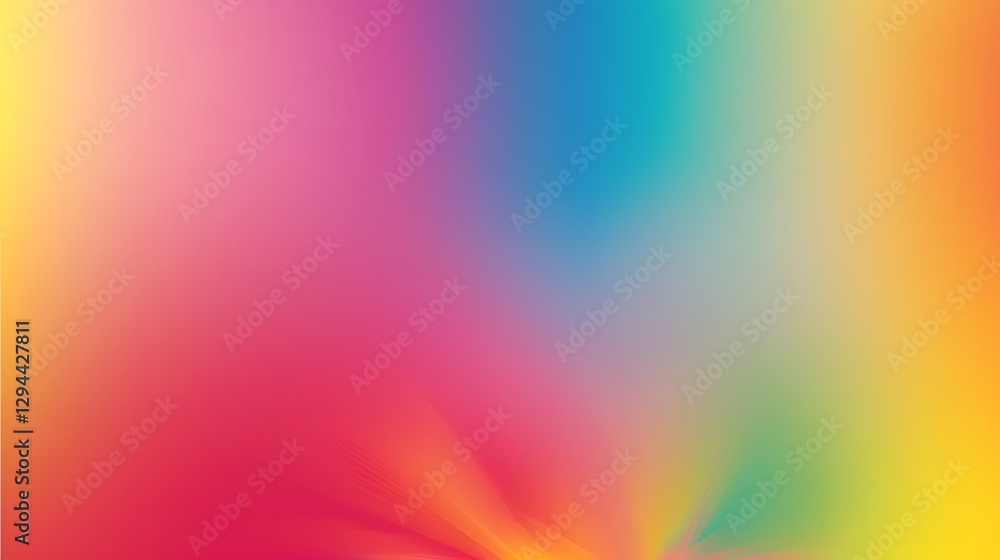 Vibrant Gradient Rainbow Background with Smooth Color Transitions Perfect for an LGBTQ Pride Banner Symbolizing Love Diversity and Inclusivity in a Modern Design