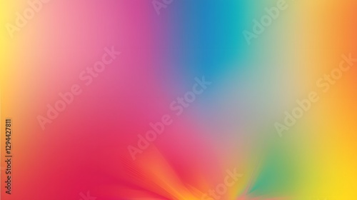 Obraz na płótnie Vibrant Gradient Rainbow Background with Smooth Color Transitions Perfect for an LGBTQ Pride Banner Symbolizing Love Diversity and Inclusivity in a Modern Design w salonie