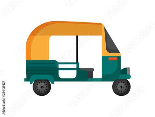 Three-Wheeled Auto Rickshaw