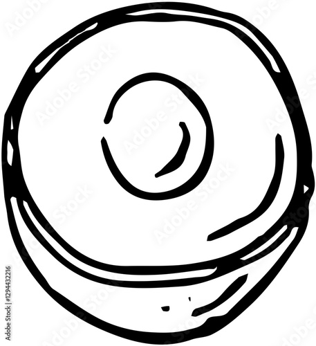Fruit. Hand drawn vector isolated sketch. Mamoncillo