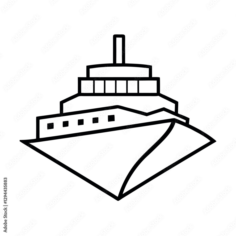 Versatile Icebreaker Outline Vector for Custom Projects
Versatile Icebreaker Outline Vector for Custom Projects