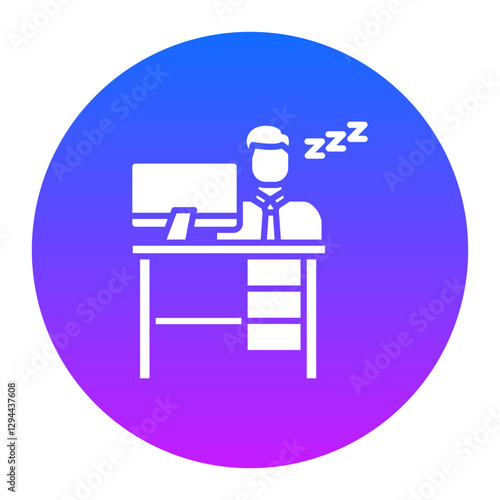 Sleepy Worker Icon