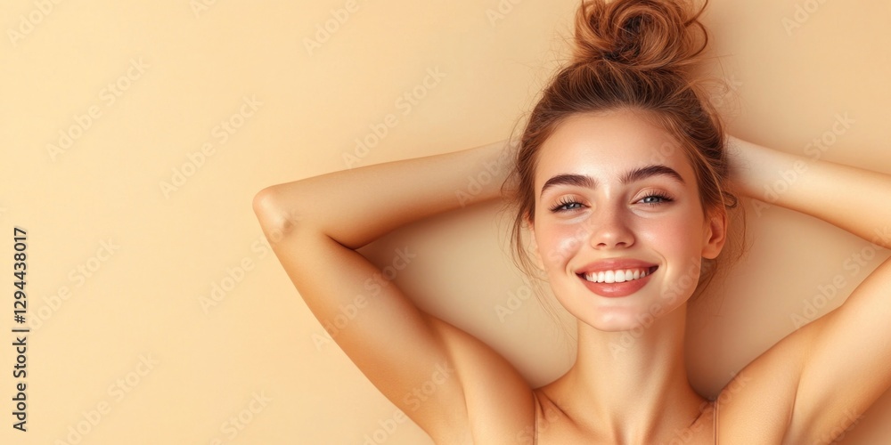 Naklejka premium Young Woman Posing