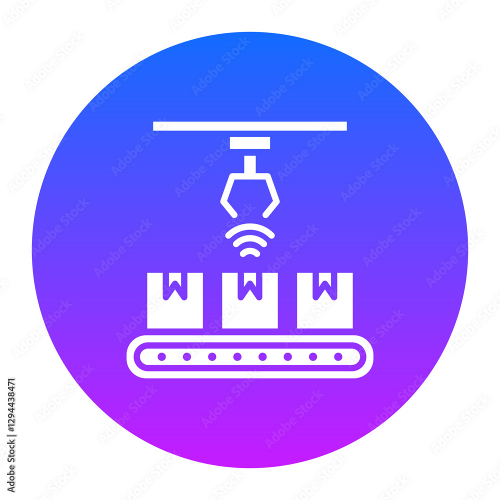 Cyber Physical System Icon Cyber Physical System Icon