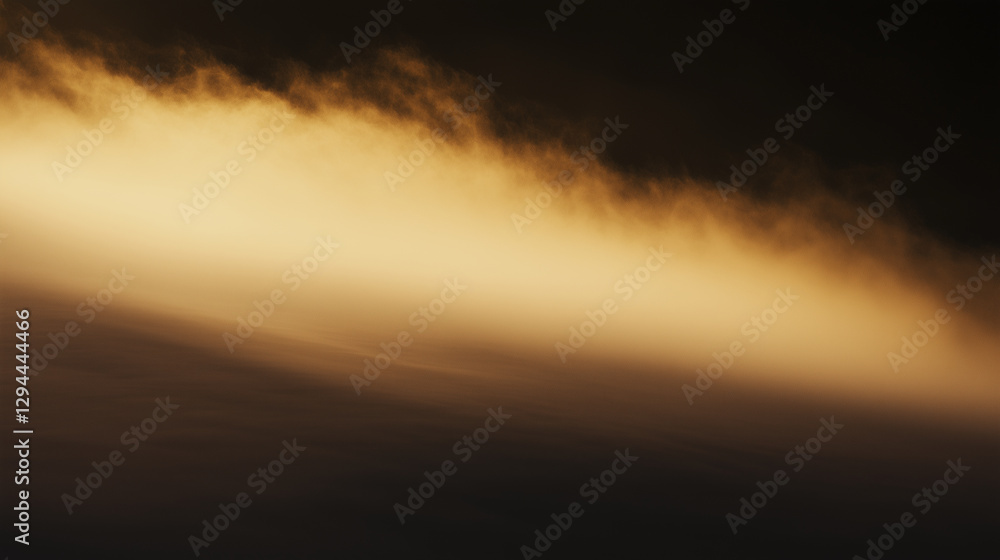 Sweet whispers of dusty brown fog drifting through a dark space Sweet whispers of dusty brown fog drifting through a dark space