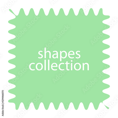 variant different frame shapes design background. frame, shapes