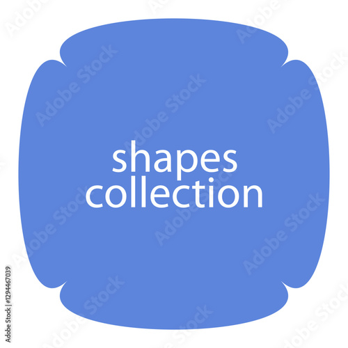 variant different frame shapes design background. frame, shapes