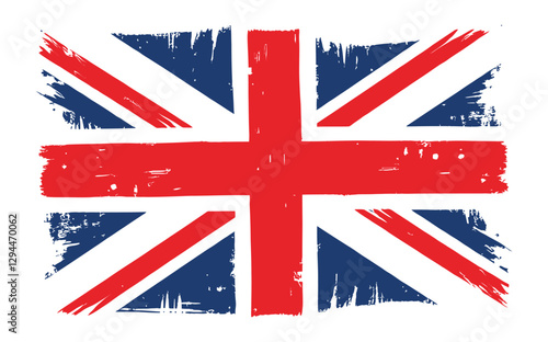 Union Jack Watercolor Effect - Stylish British Flag Design