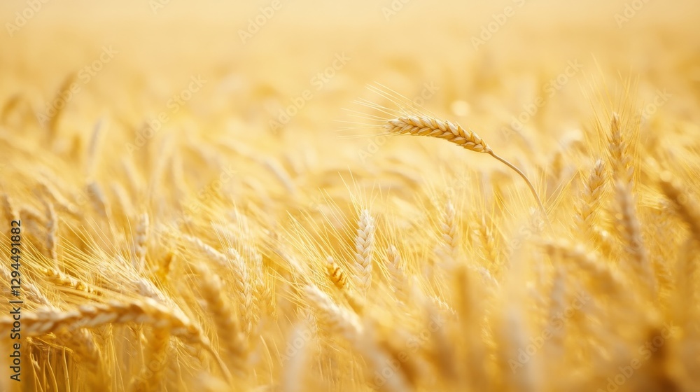 A golden wheat field sways gently under the sun's warm glow, embodying harvest abundance and the pastoral charm of the countryside. A golden wheat field sways gently under the sun's warm glow, embodying harvest abundance and the pastoral charm of the countryside.