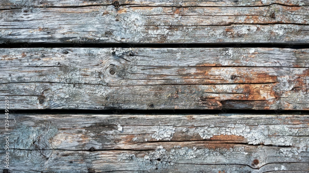 Weathered Wooden Planks with Rustic Texture and Natural Patterns Weathered Wooden Planks with Rustic Texture and Natural Patterns