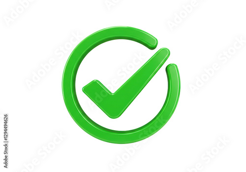 Isolated Shiny Green Check Mark with Circle Free Download Isolated Shiny Green Check Mark with Circle - GFXLoad