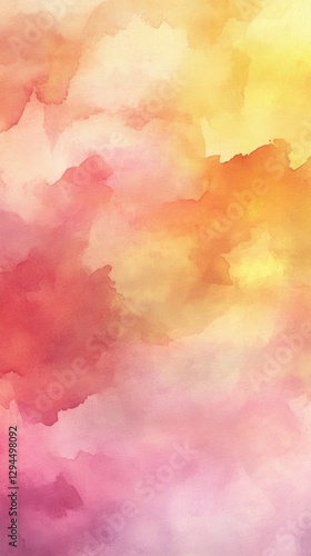 Watercolor background with soft pastel colors and gentle gradients for creative projects
